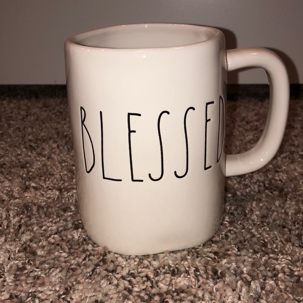 NWOT “Blessed” Rae Dunn Coffee Mug
